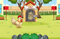 Chick Trapped in Dog Cabin