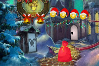 Cute Santa Penguin Escape