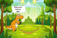Dino Finds Out the Eggs