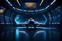 Distant Space Station Escape