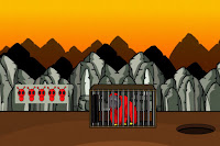 Escape of the Caged Red Orangutan