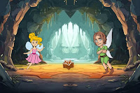 Fairy Pair Trapped Cursed Cave - Play Free Online Escape Game