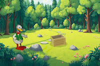 Father Duck Freed His Son