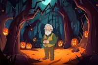 Grandpa Out from Frightening Forest