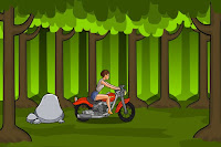 Help the Biker Girl Find the Bike Key