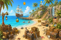 Hidden Objects: Pirate Skull Island