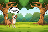 Hungry Canine Seeking Sustenance