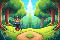 King Ant Frees Prison Queen