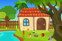 Play Loyal Dog Escape from Green House - Free Online Escape Game
