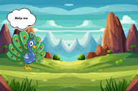 Make Happy to Sad Peacock