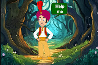 Man Ready to Get Genie Lamp