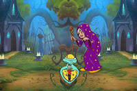 Man Stuck Witch Pot