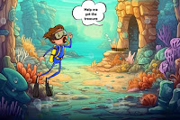 Man Went Underwater for Treasure