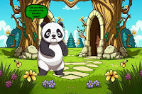 Panda Forgot Bamboo Forest Way