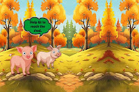 Piglets Reach the Shed