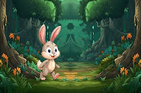 Thirsty Rabbit Needs Juice